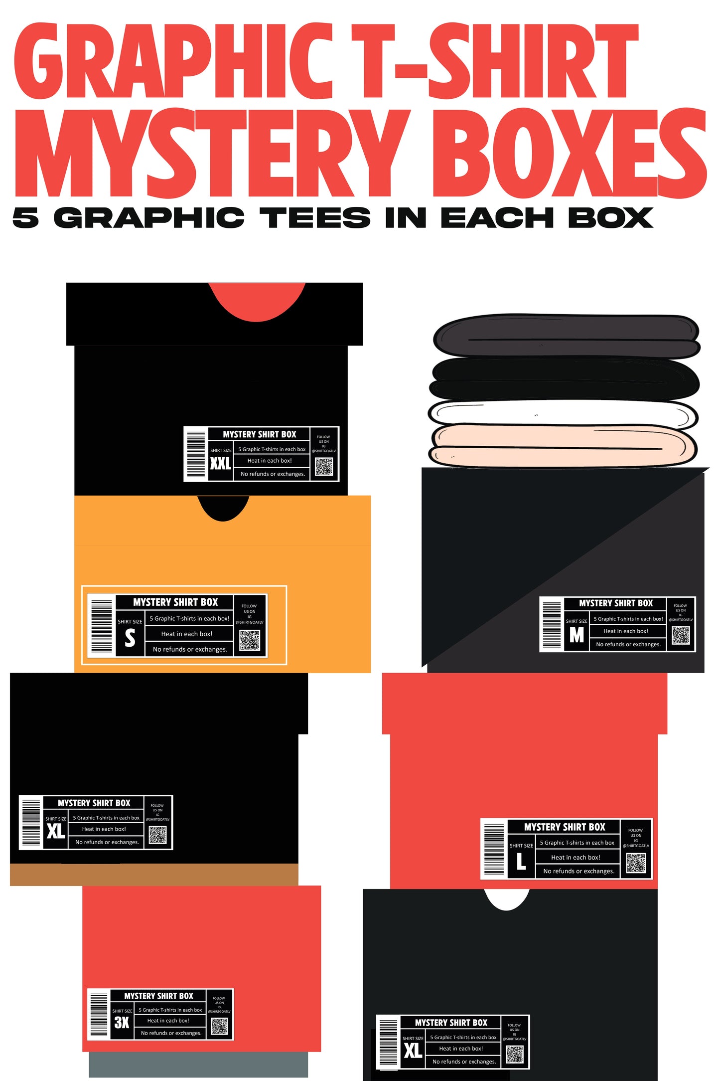 Mystery Shirt Boxes